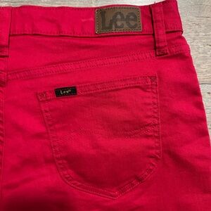 Women’s Lee Bright Pink Jean Shorts Size 12